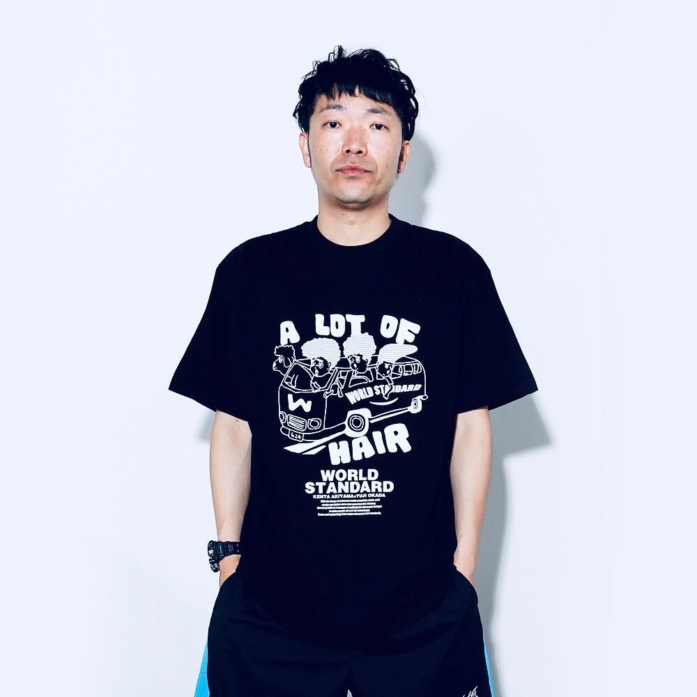 数量限定】WORLD STANDARD×アキナ秋山コラボクルーネックプリントT