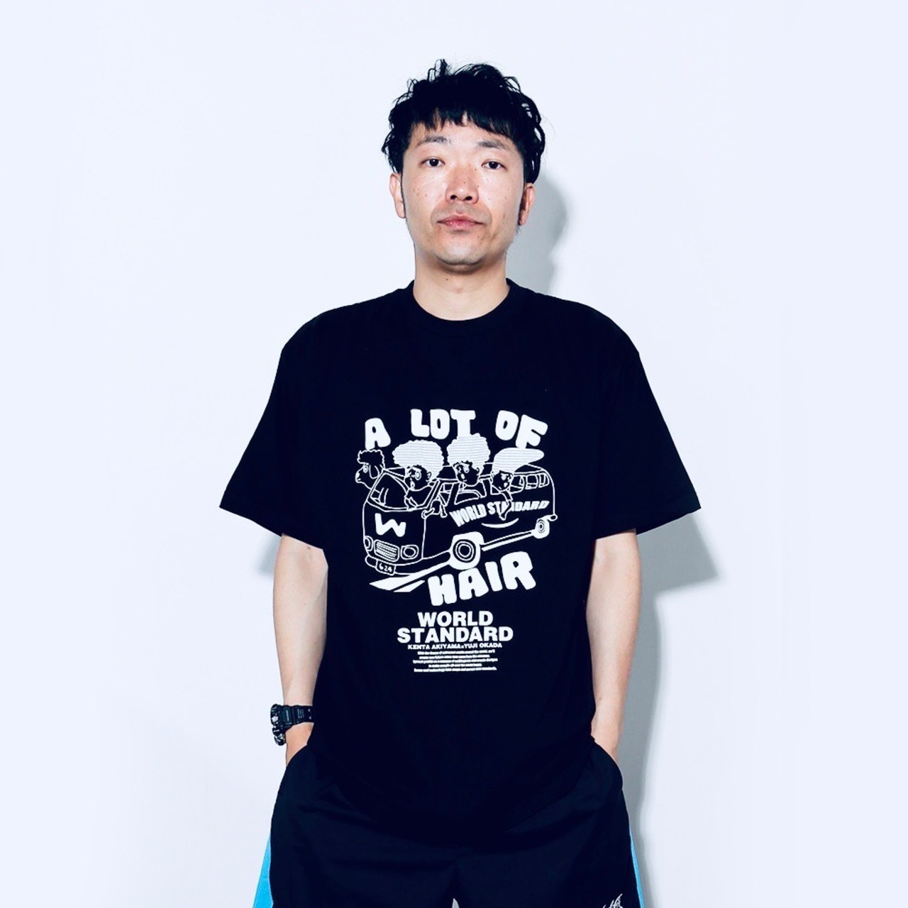 【数量限定】WORLD STANDARD×アキナ秋山コラボクルーネックプリントTシャツ/WSHT-103
