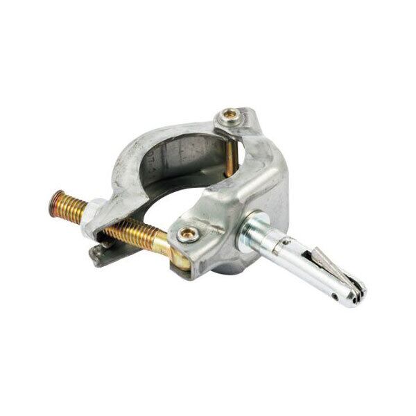 KS グラビティクランプL 50個セット クランプは兼用タイプ Φ48.6とΦ42.7に対応 高耐食性めっき鋼板 ZAM(国元商会) スプリング式(バネ式) 中さんクランプ,下さんクランプ,すじかい止めクランプ,手摺止めクランプ,筋交い用,グラビティロックピン,gravityロック,1036180 (個人宅配送不可)兼用単クランプにグラビティロックピン(バネ式)がついています