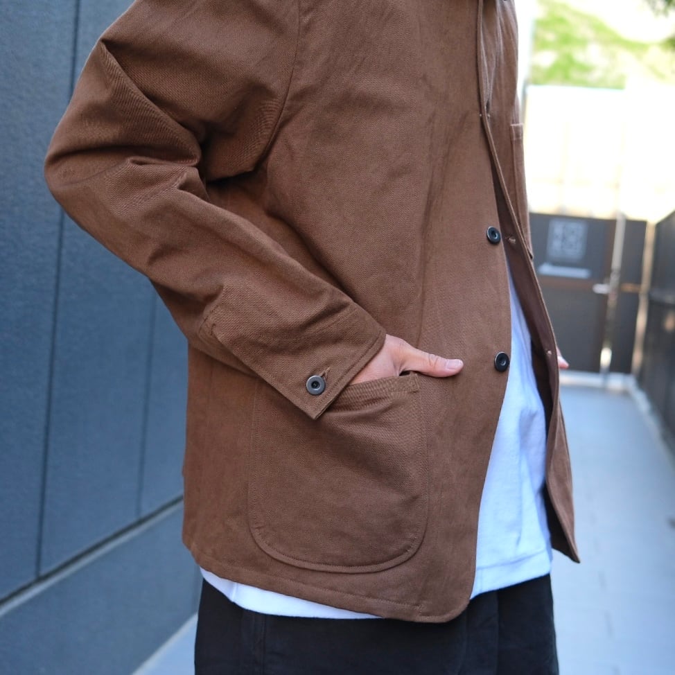 EVAN KINORI(エヴァン キノリ) / Three Pocket Jacket Logwood Washi