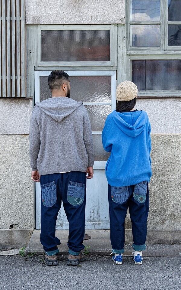 PTK-09 アンティーク絣パンツ | カスリラ オンラインショップ