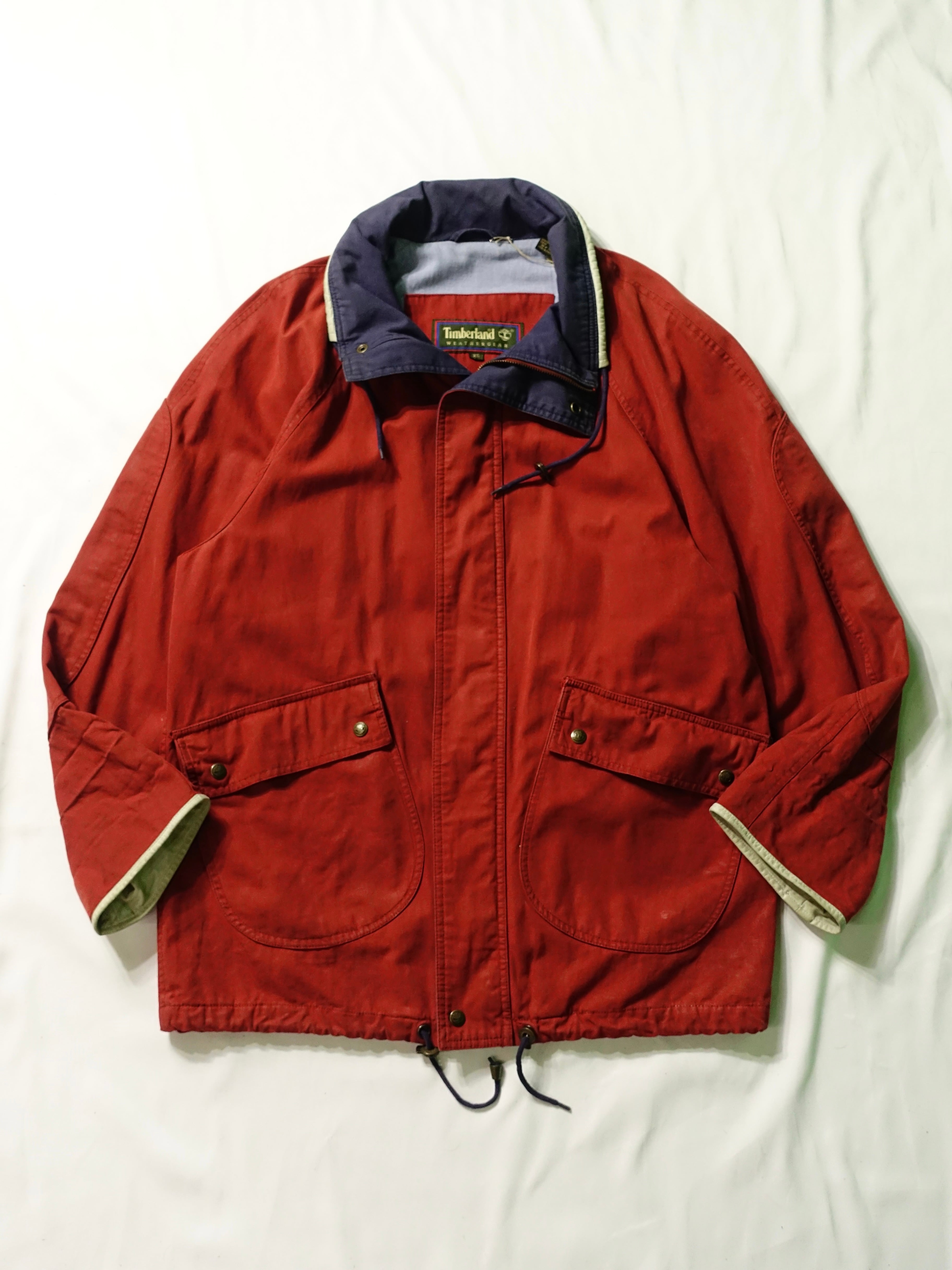 90s timberland フィールドコート 90s Timberland Duck Field Coat 茶 L相当 ティンバーランド