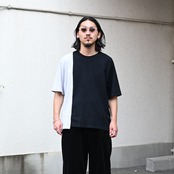 Nonnotte(ノノット) Minimum Smoking Jacket、kuon(クオン)GANKO別注Sashiko Docking Teeコーディネート