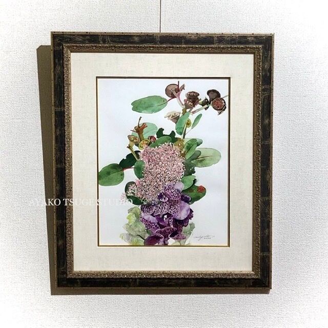 フラワートロフィー「ユーカリ」（上部）- Flower Trophy  "Eucalyptus" (Upper part)