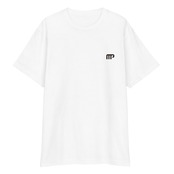 バックプリント スコア風 rrpデザイン ユニセックス ヘビーウェイト 半袖Tシャツ カラー ホワイト