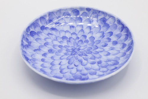 染付花小皿