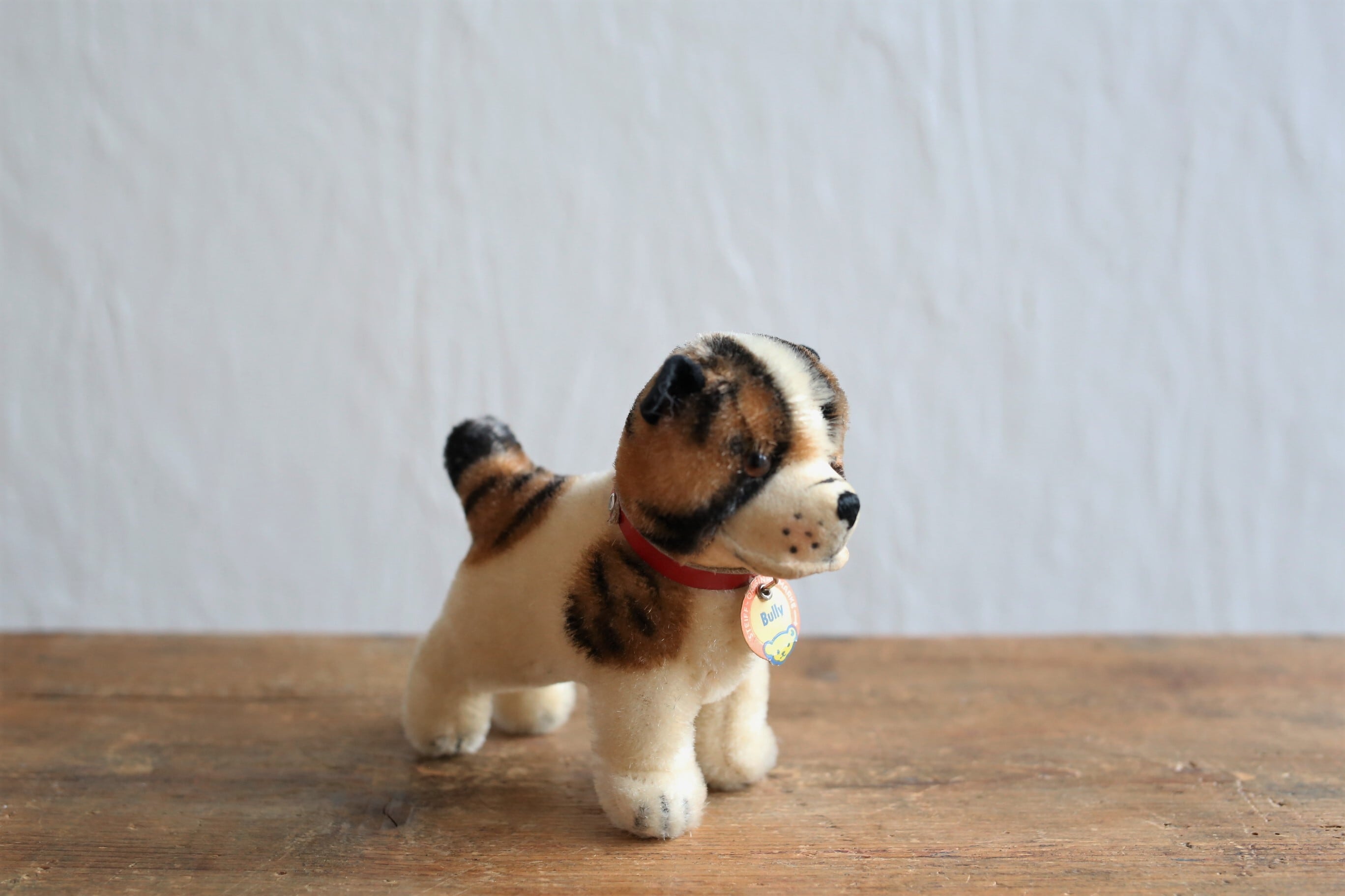 ドイツ ヴィンテージ Steiff ブルドッグ 『Bully』10㎝サイズ N-02834