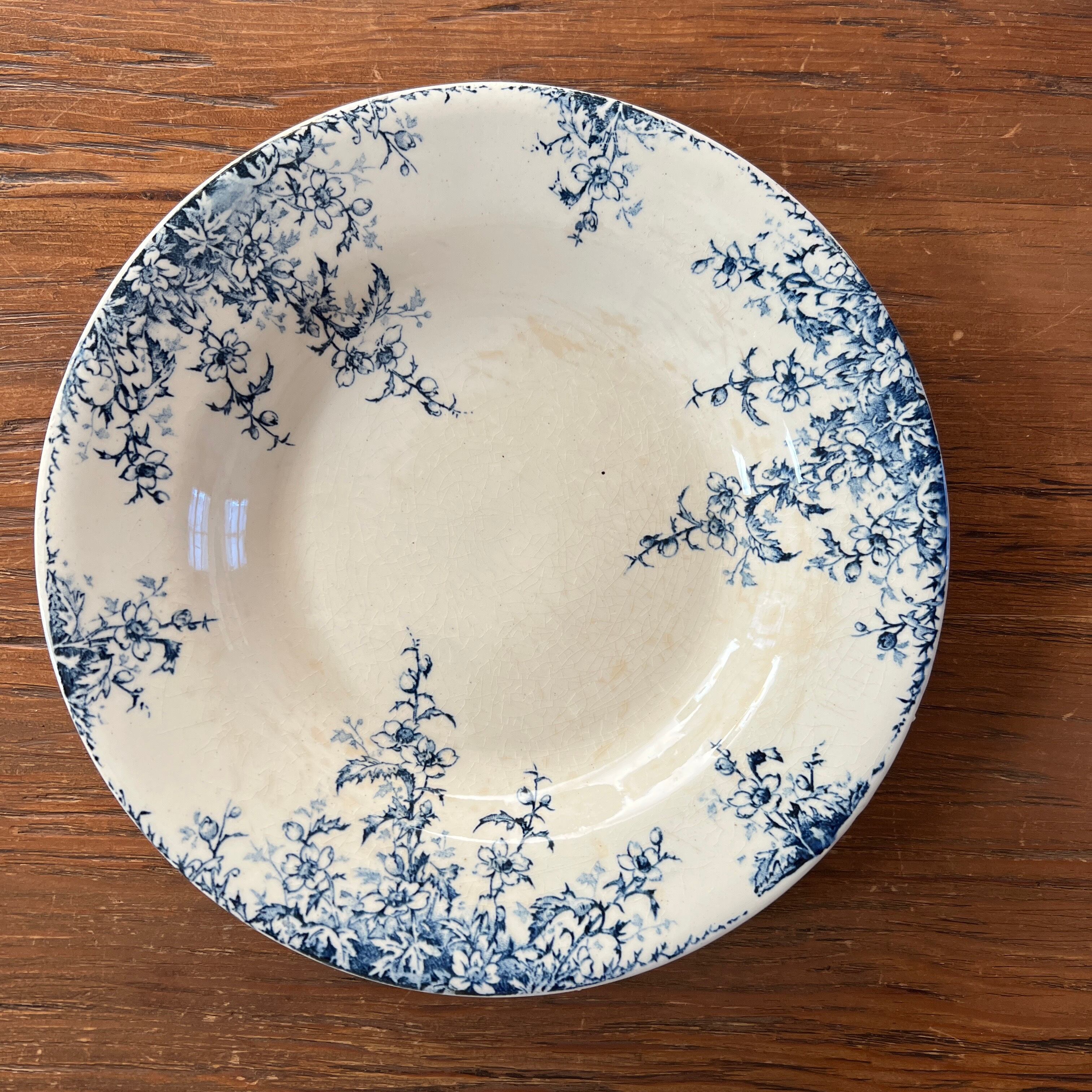 ジアン スープ皿（F）アンティークプレート フランスアンティーク