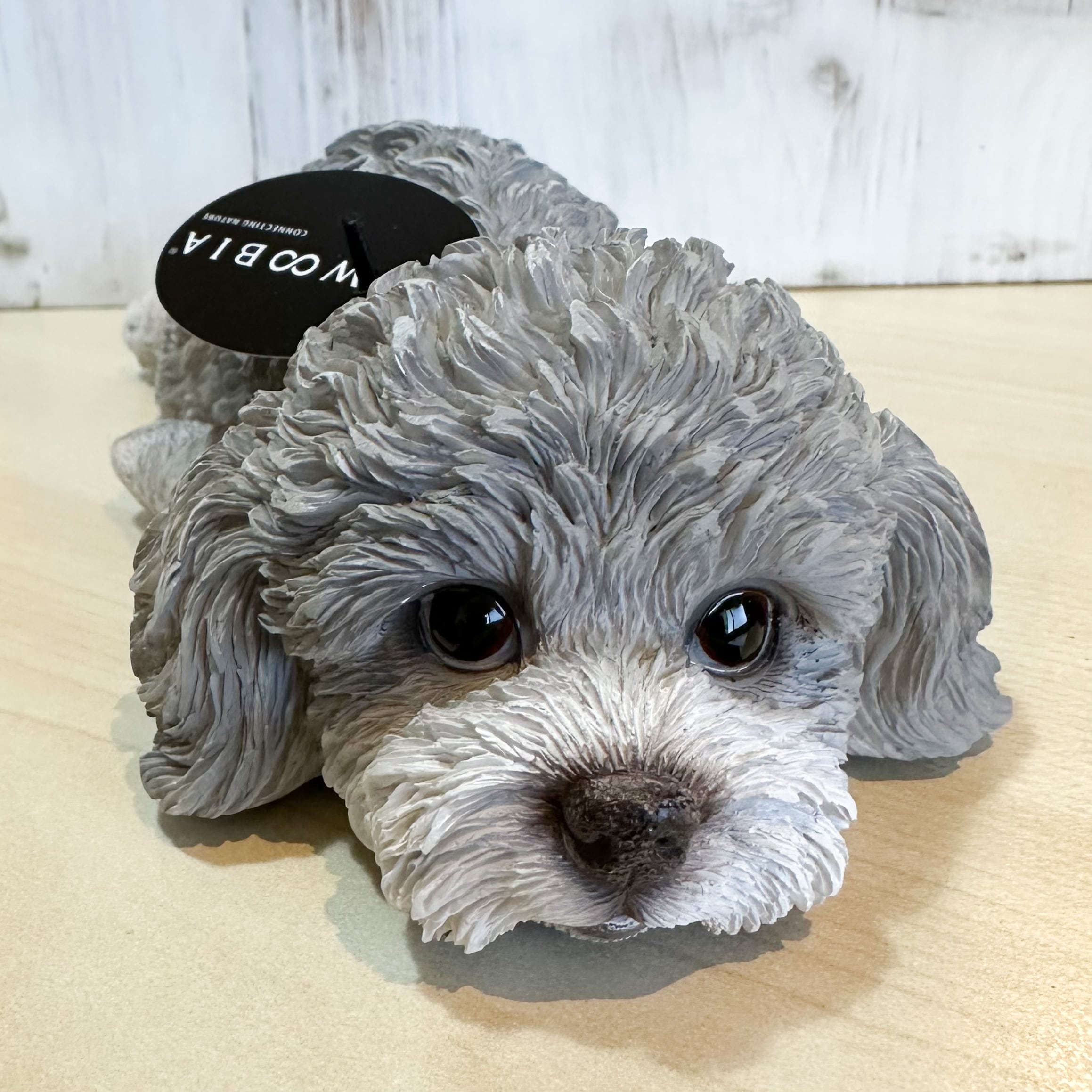 うつぶせトイプードル シルバー | わんこ雑貨の店 スマイルズ
