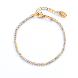 tennis bracelet stainless steel ・2mm B10