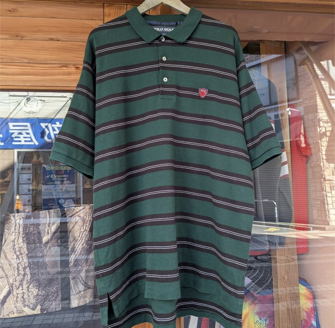polo golf border polo shirt 小岩店