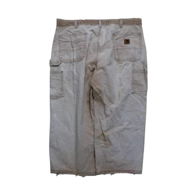 【Made in USA】【W40×L30】Carhartt   デニムペインターパンツ　革パッチ