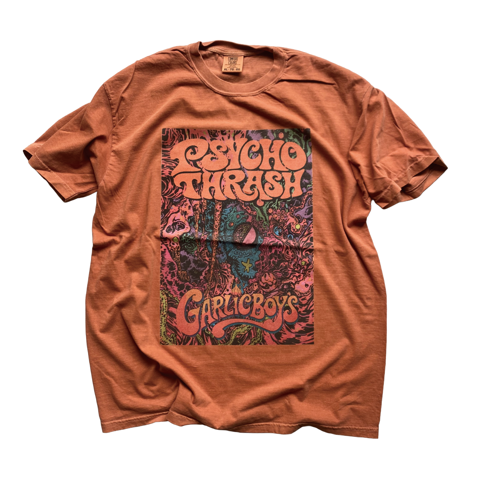 Psycho Thrash Tee / Orange | GARLICBOYS ONLINE SHOP