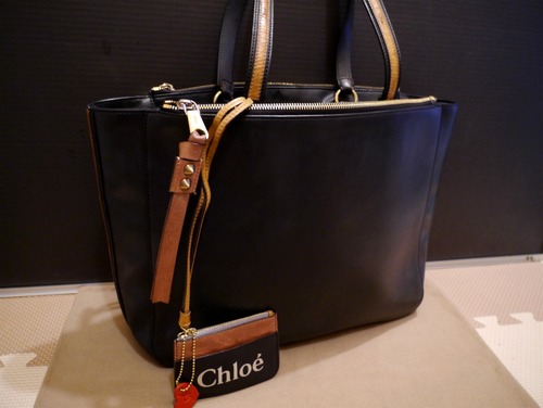 ◆Chloeクロエ レザートートバッグ ハンドバッグ サム◆