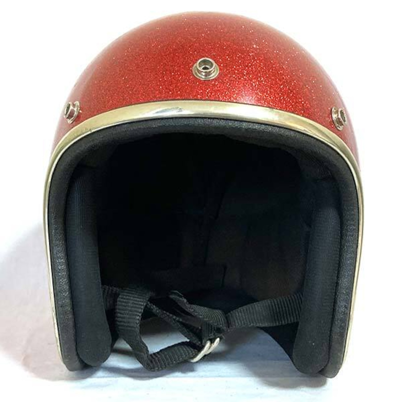 アーサーフルマー AF40 ジェット ヘルメット レッド ラメ S～M  