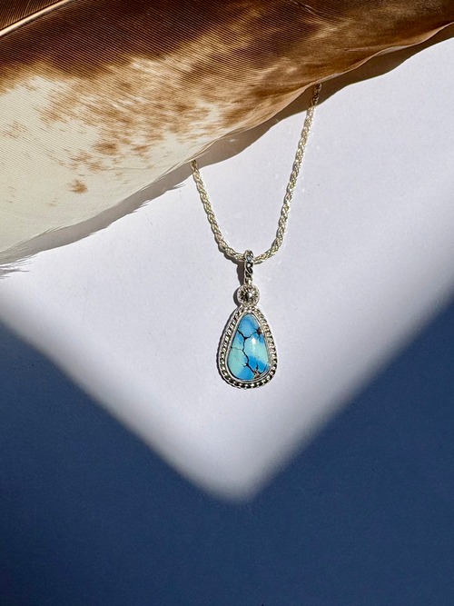 Golden Hill Turquoise pendant top