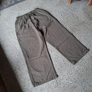 "remake" ~70's フレンチリネン イージーパンツ used [307081]