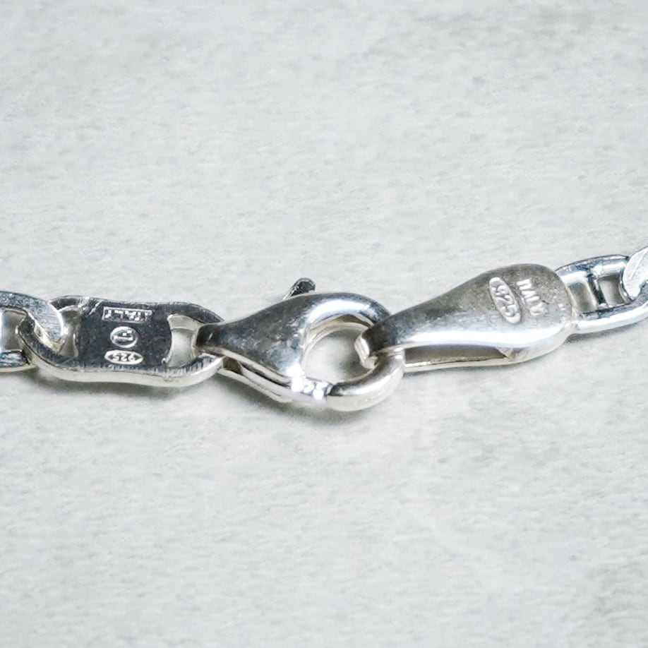 Italian Vintage Silver Marina Chain Bracelet イタリア ヴィンテージ