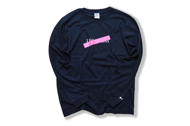 【neon logo long sleeve】 / neon pink