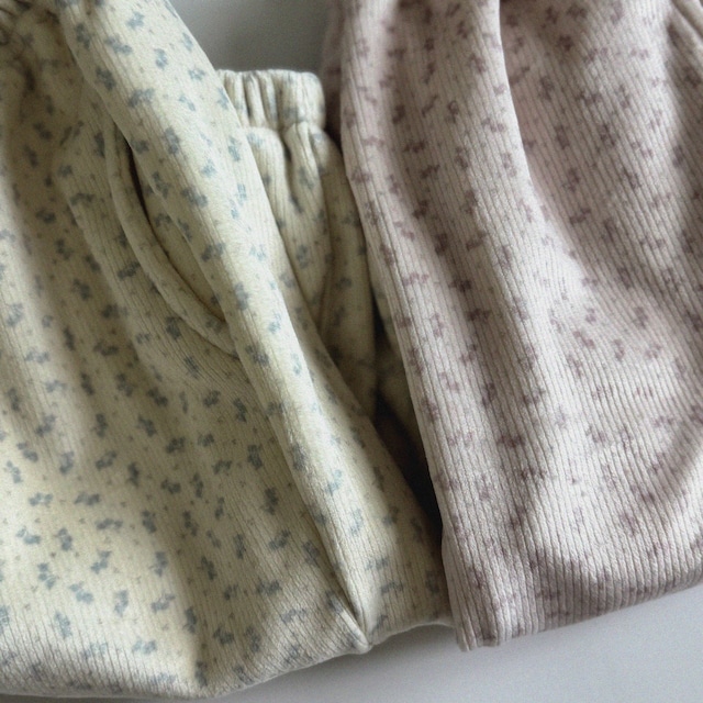 *即納* NIGHTBEBE フラワーボアジョガー