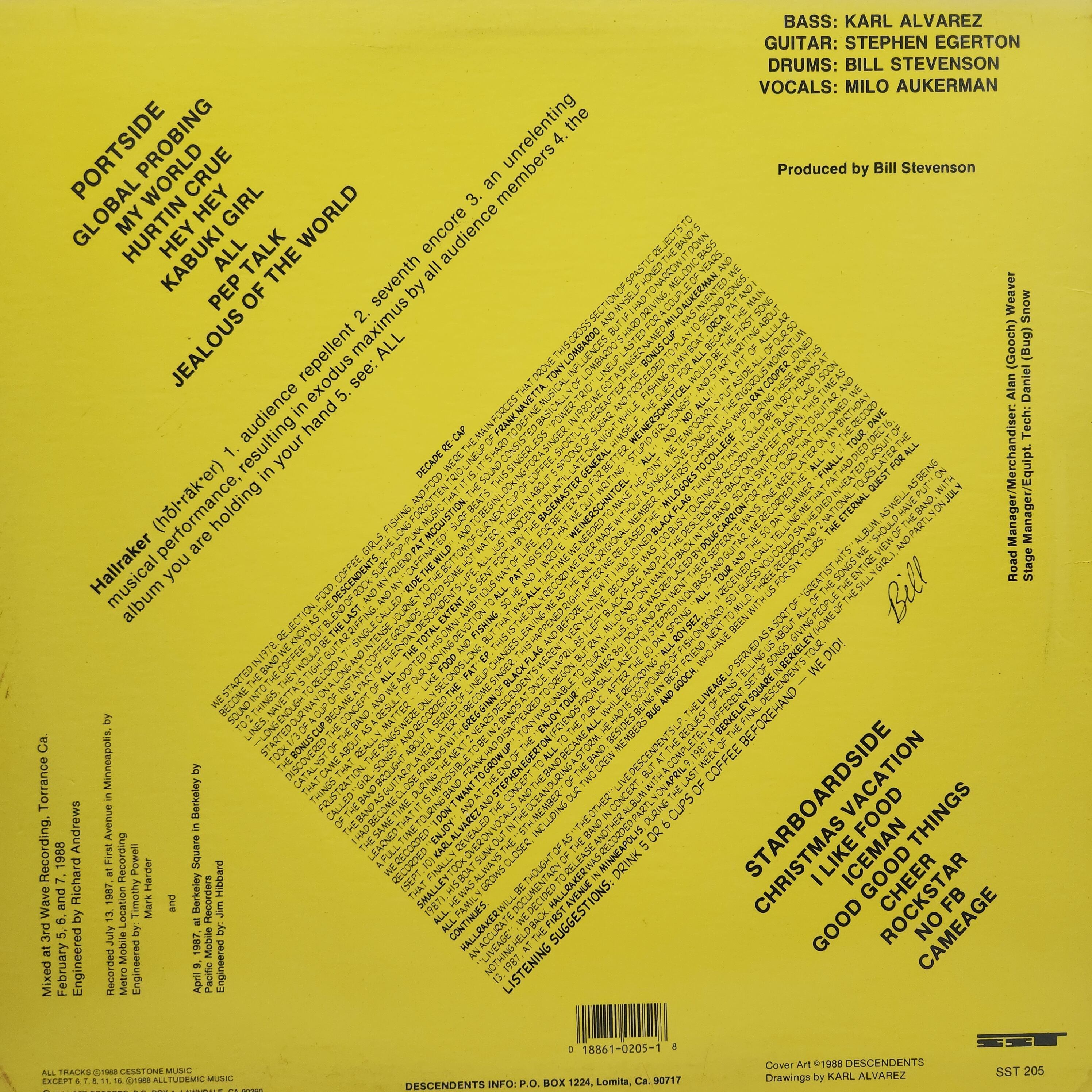 Descendents / Hallraker [SST 205] - 画像2