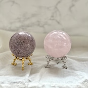 スフィアスタンドL*天然石のスタンド*丸玉台座