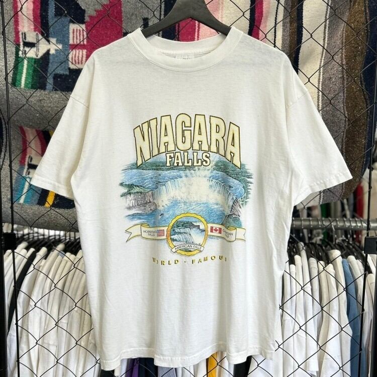 90s- ナイアガラの滝 プリントtシャツ L 古着 古着屋 埼玉 ストリート ...