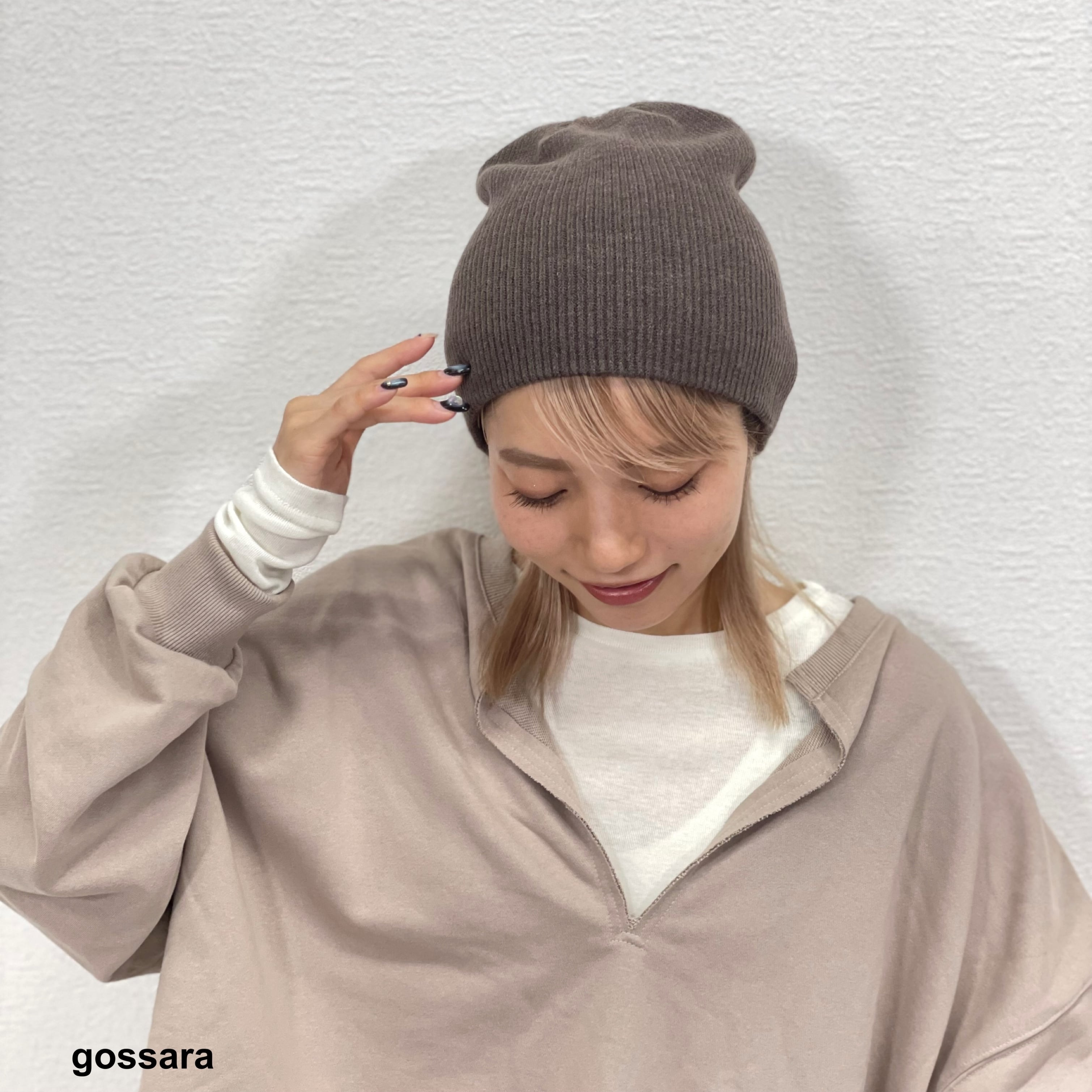 アルパカタッチニットビーニー 5151044 (0916) | gossara(ゴサラ) アルパカタッチニットビーニー 5151044 (0916) | gossara(ゴサラ)