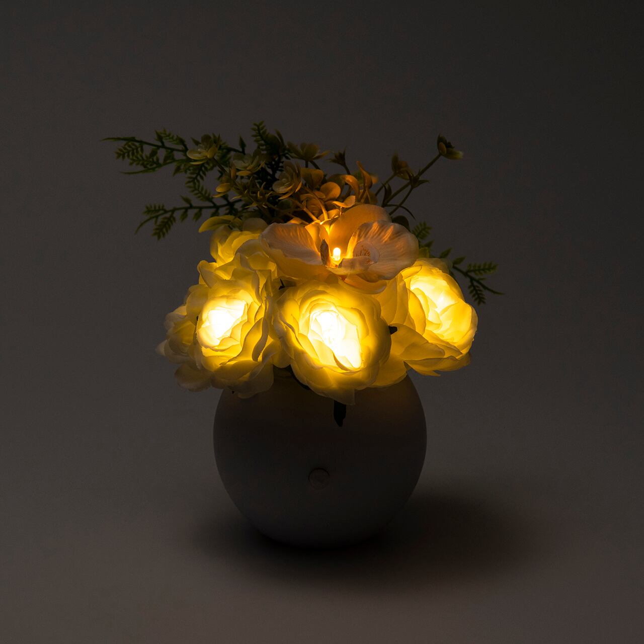 アズライトフラワー　超高品質 楽天市場】人感センサー付き LEDライト 胡蝶蘭 グリッターグラス