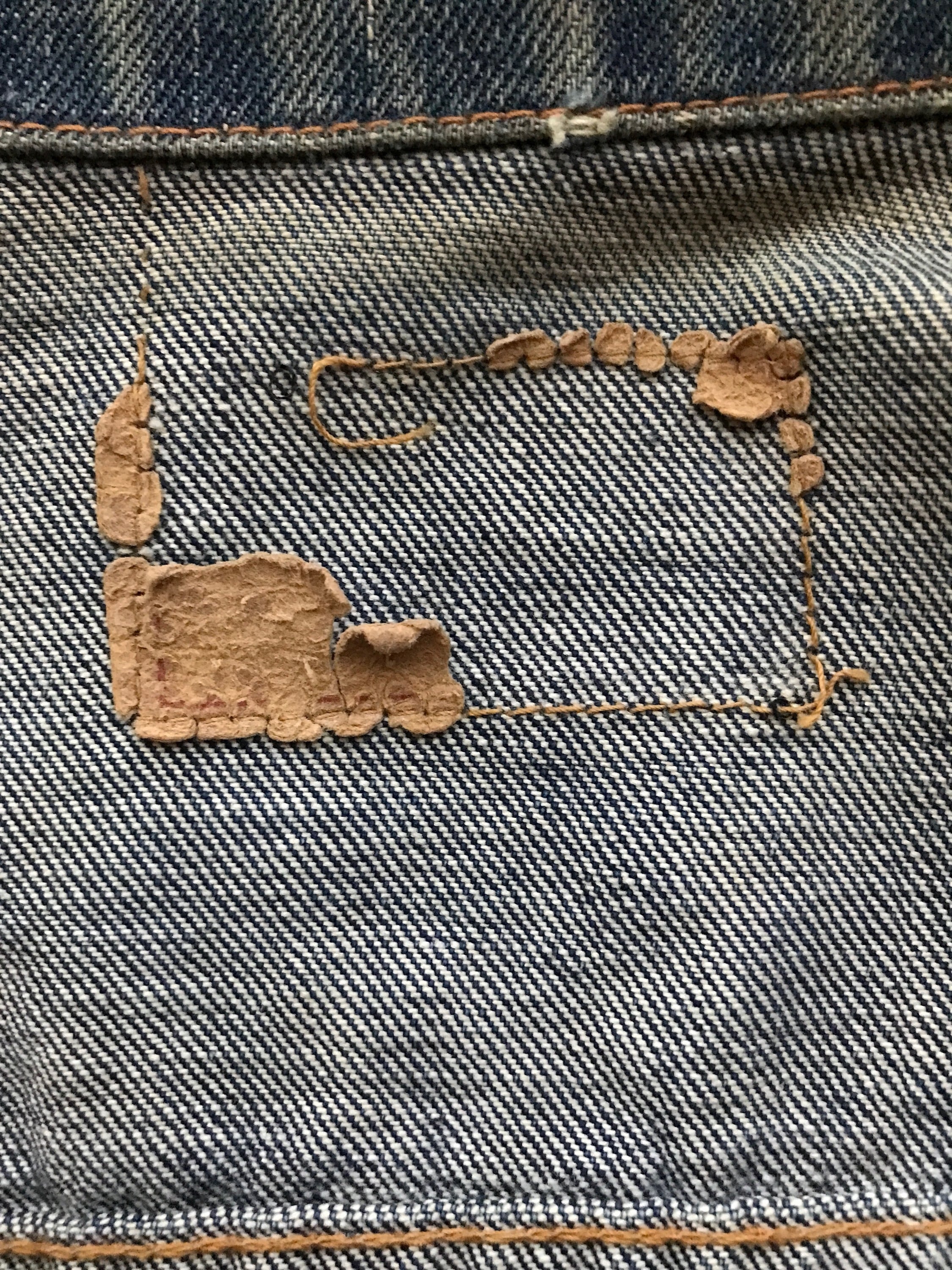 60's LEVI'S 70505 BIG-E デニムジャケット 実寸(38位)