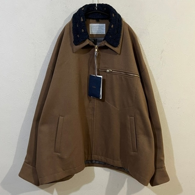 Kolor カラー 20WCM-G05105 カシミアウールメルトンブルゾン 2 