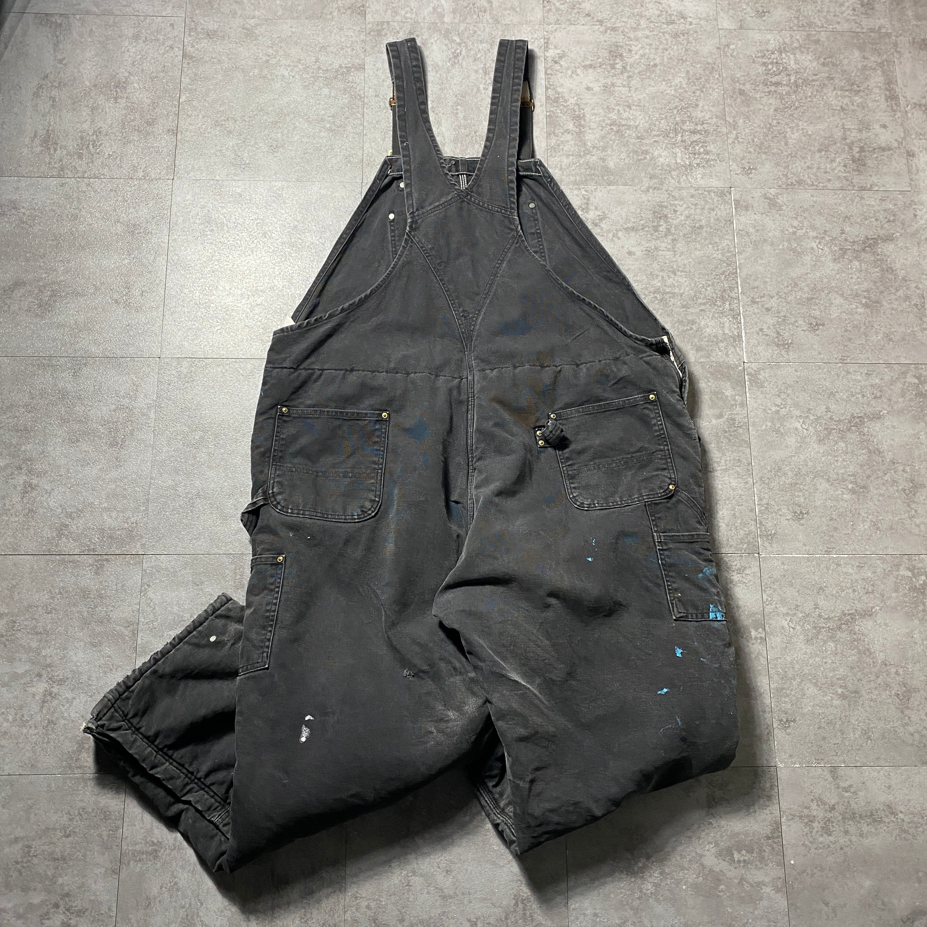 50×30】【USA製】00's carhartt カーハート ボタンフライ ダブルニー