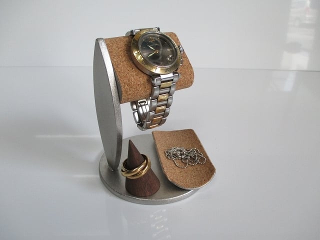 腕時計スタンド　トレイ、指輪スタンド付き腕時計スタンド　190803 | 腕時計スタンドのAKデザイン powered by BASE