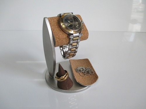 腕時計スタンド　トレイ、指輪スタンド付き腕時計スタンド　190803