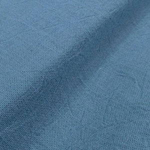 残りわずか！先染め Yarn Dyed 無地 水色 SK238　布幅約55cm