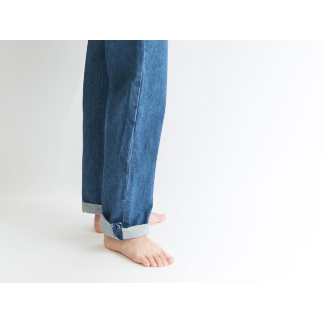 【Polo Ralph Lauren】Made in U.S.A. straight denim（ポロラルフローレン アメリカ製 ストレートカットオフデニム）2b