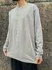 OOIOO人 / Long Sleeve T / Stone Gray