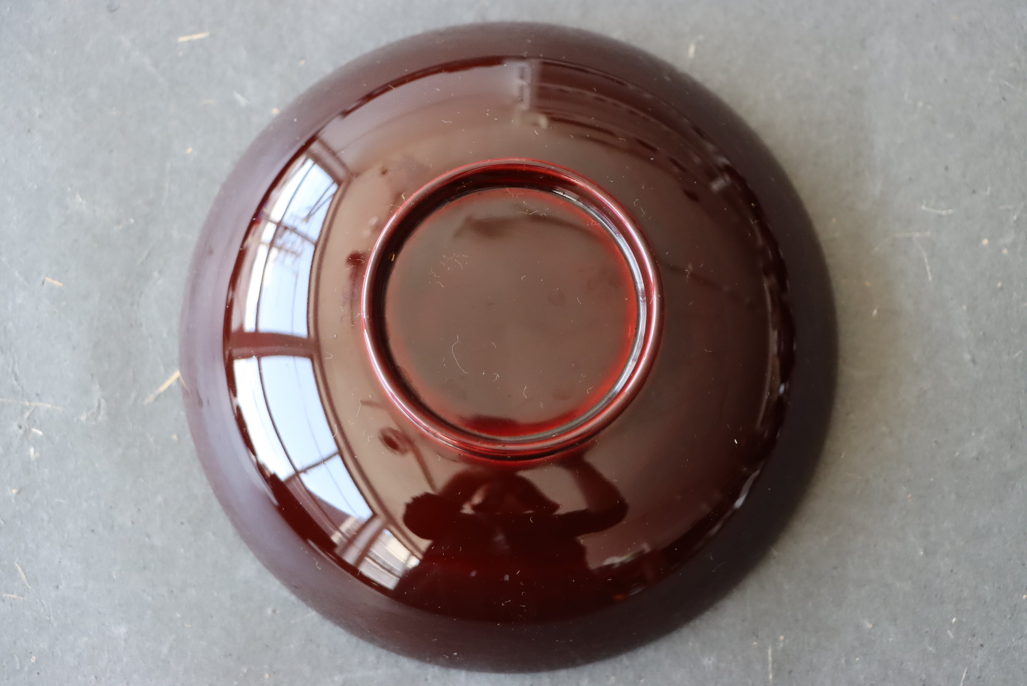 輪島塗 津田哲斎 溜塗 牡丹蒔絵 煮物椀 五客組 共箱 B/Wajima laquered