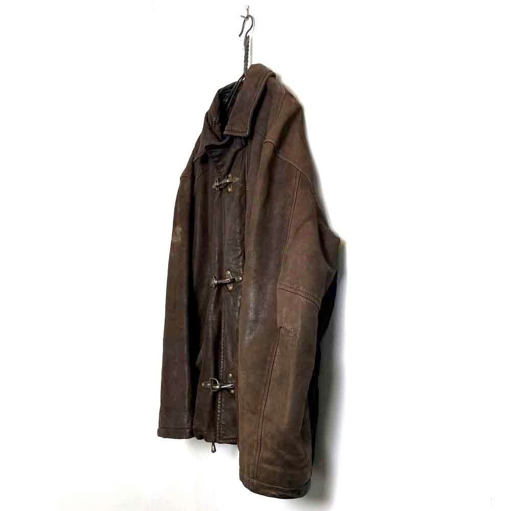 conbipel] Vintage Leather Jacket [1990s-] Vintage Fireman Hook