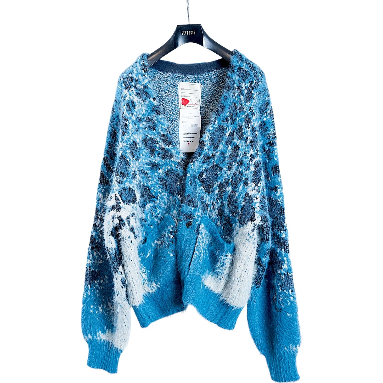 SEVESKIG / Fading Leopard Knit Cardigan | WHISKER