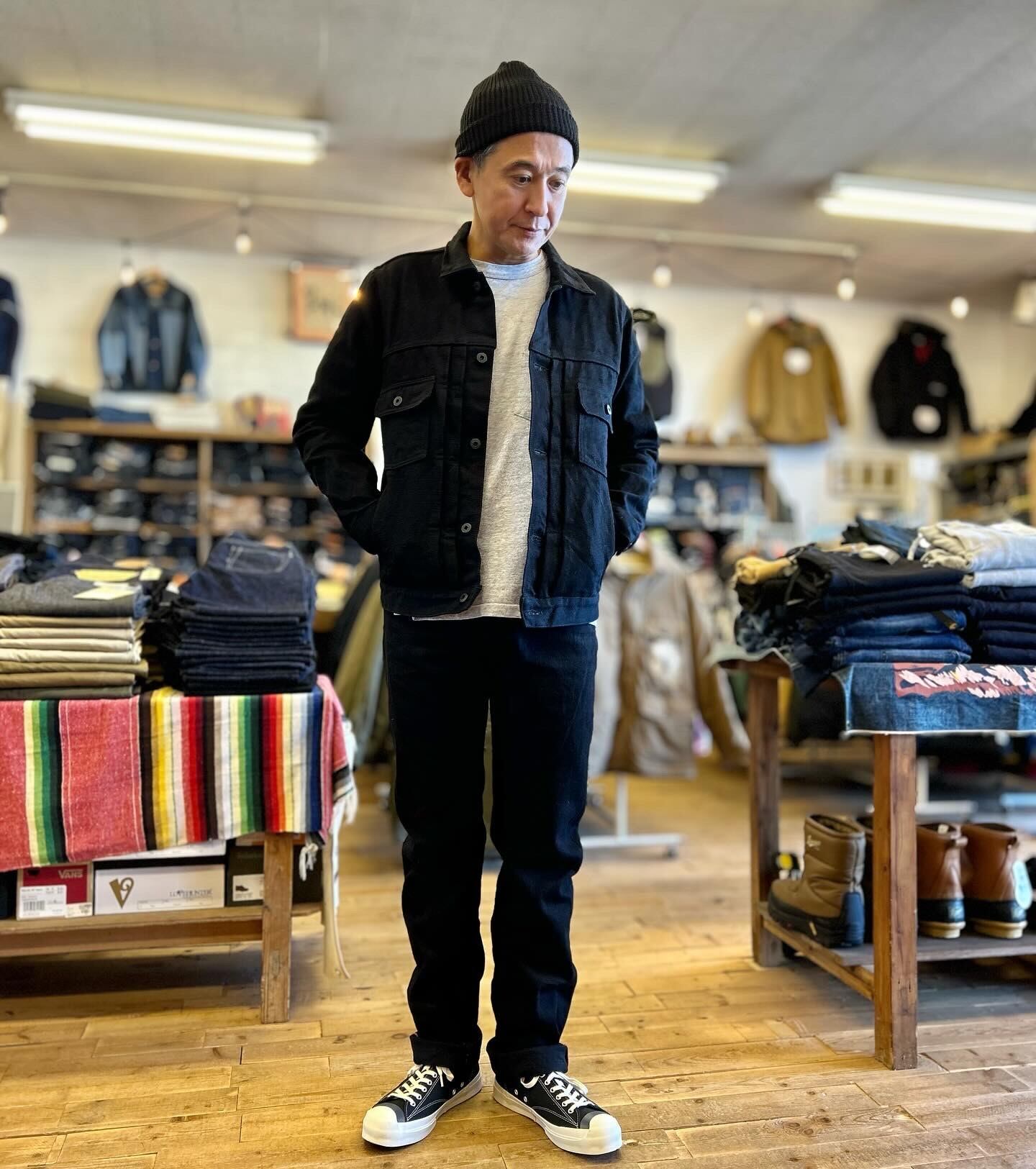 ONI DENIM(鬼デニム)SECRET BLACK- 2nd Type Jacket - ONI-02516ZR-BLK 