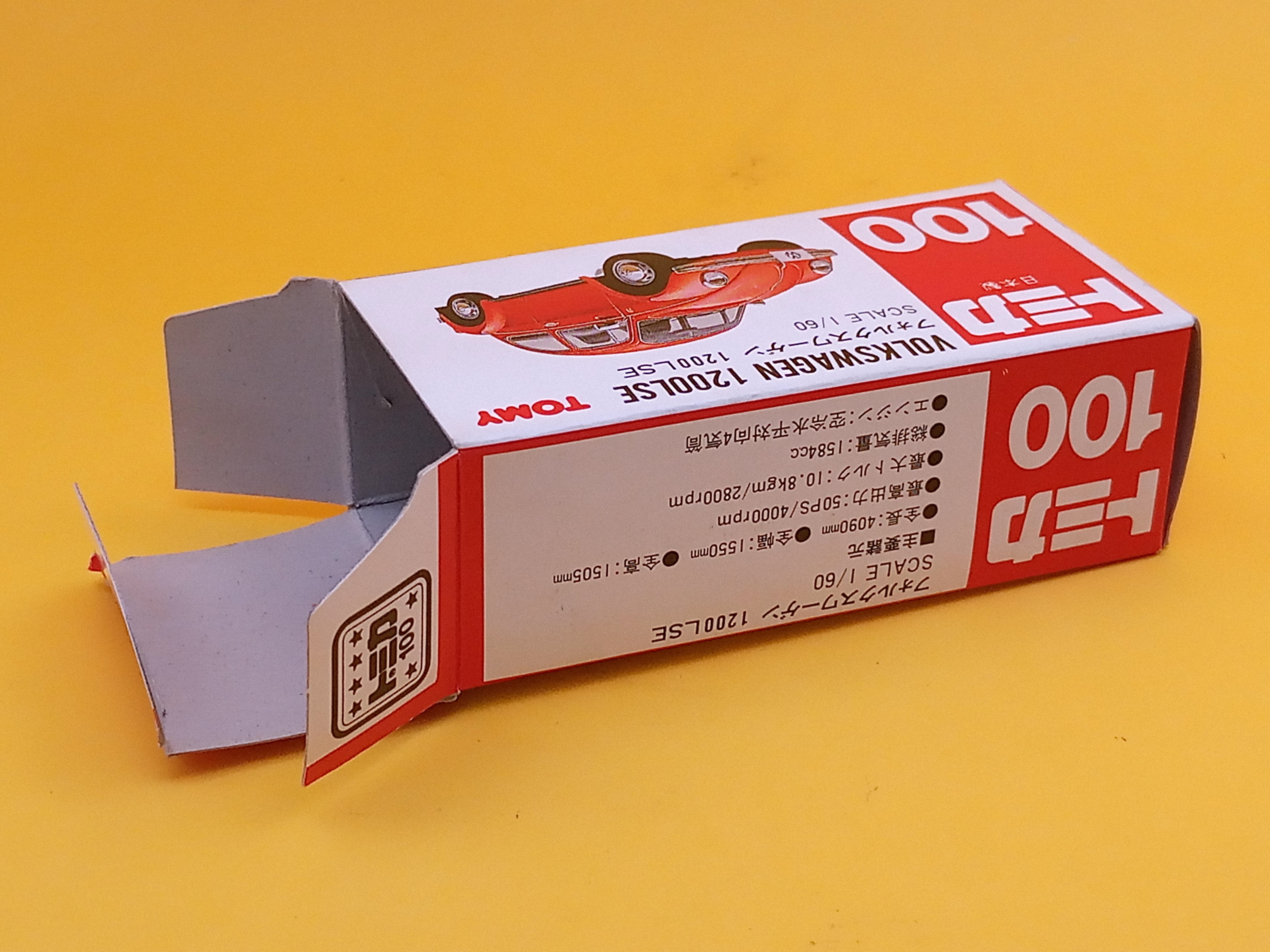 トミカ 100 フォルクスワーゲン 1200LSE 日本製 赤箱 | トイズキング