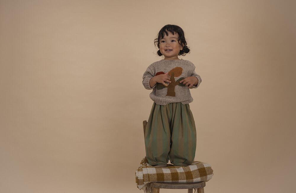 送料無料 organic zoo/Woodland Stripes Lodge Pants | こどもふく &/warm