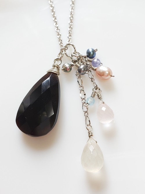 Hanakokko sui　「大きな粒と小さな粒」ネックレス　送料無料