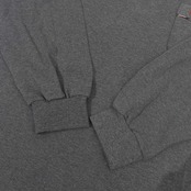 DAKS ダックス ヘンリーネック 長袖 Tシャツ カットソー L/グレー メンズ