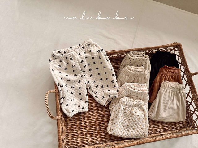 [予約][送料無料]《valubebe》Winter embossed pants 25 (kids) 42
