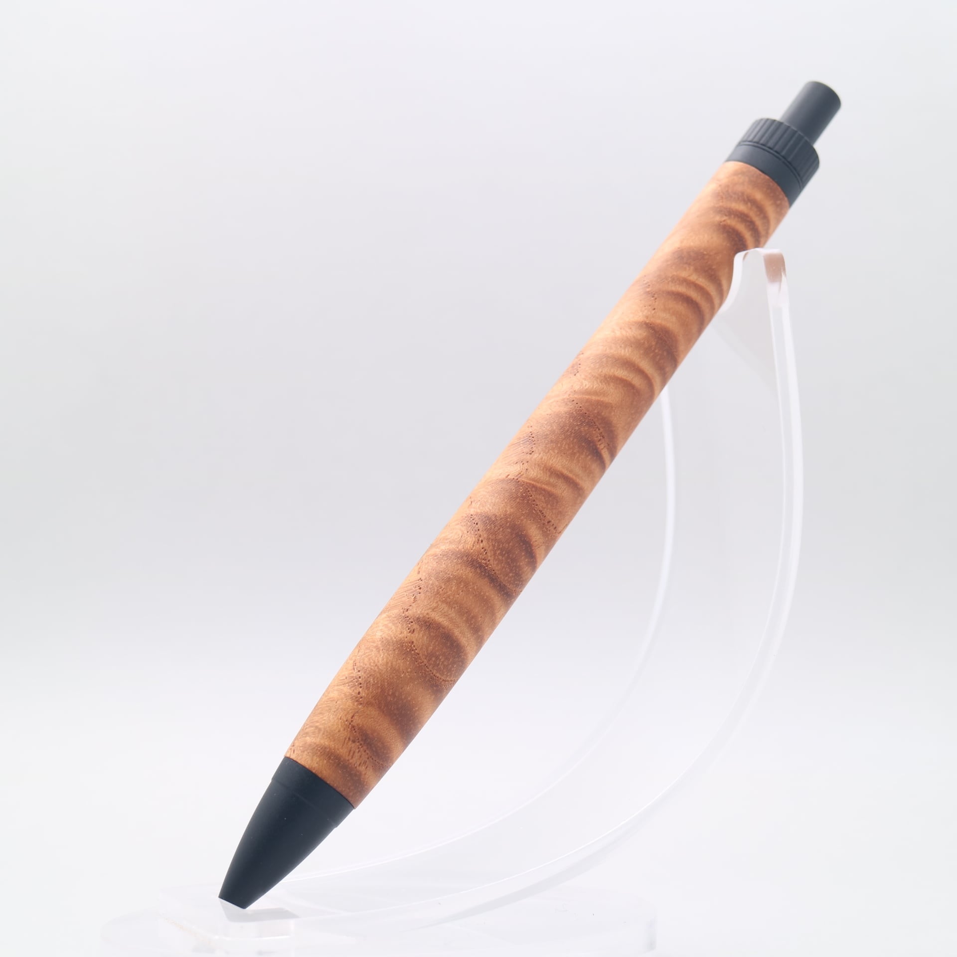 ケンポナシ × マットブラック｜木の質感を楽しむ木軸ペン｜250932