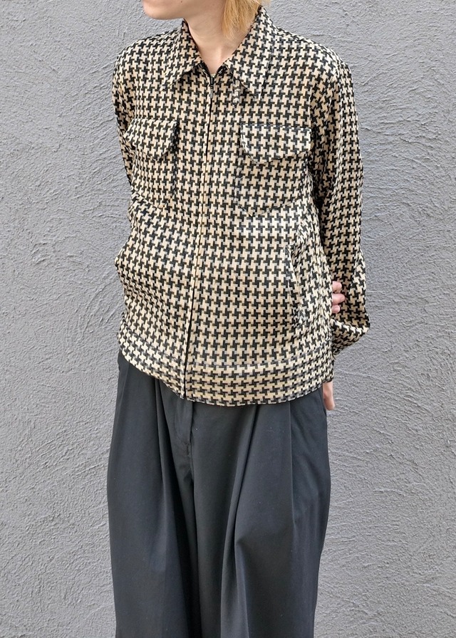【N.HOOLYWOOD】all over design zip up jacket