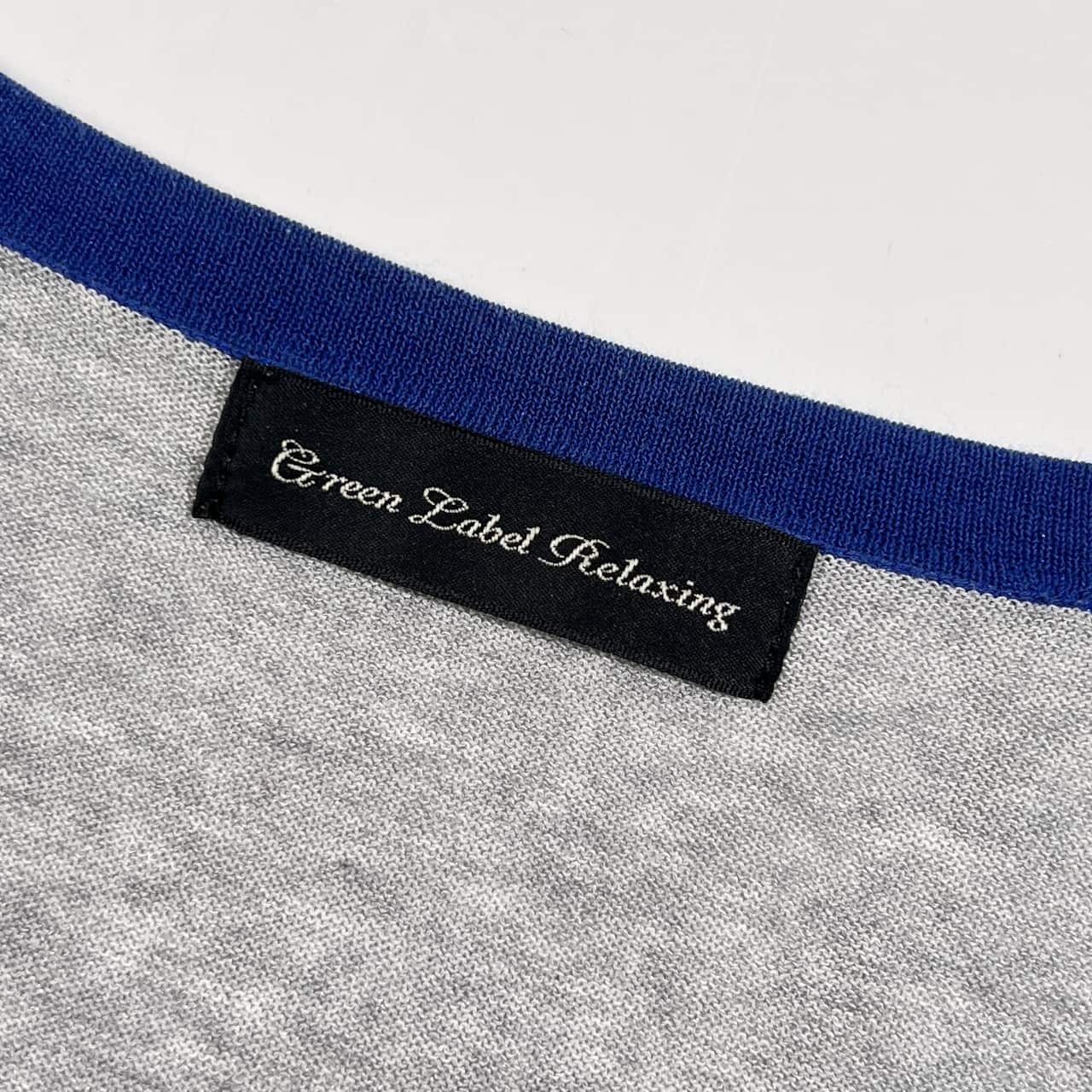 Green Label Relaxing グリーンレーベルリラクシング ハイゲージ ニット カーディガン M/グレー系 レディース