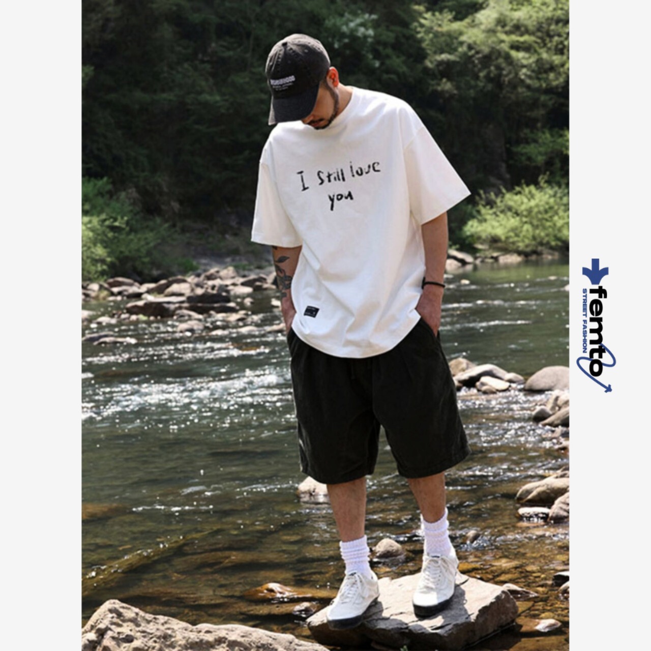 Slogan print t-shirt 0575 - 1